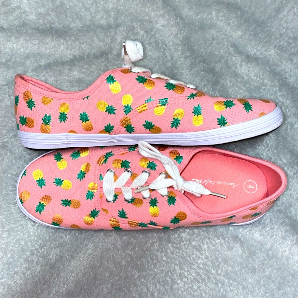 American Eagle Pineapple Canvas Shoes